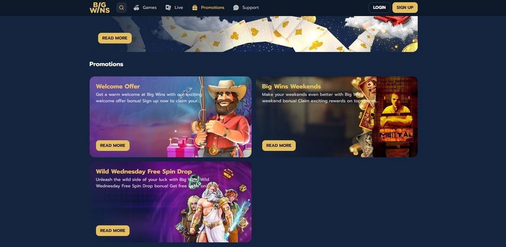 Big Wins Online Casino 2025